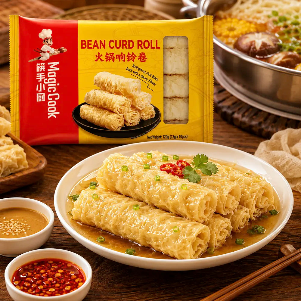 Involtini di Tofu per 120g - Ideale per Hotpot/Ramen