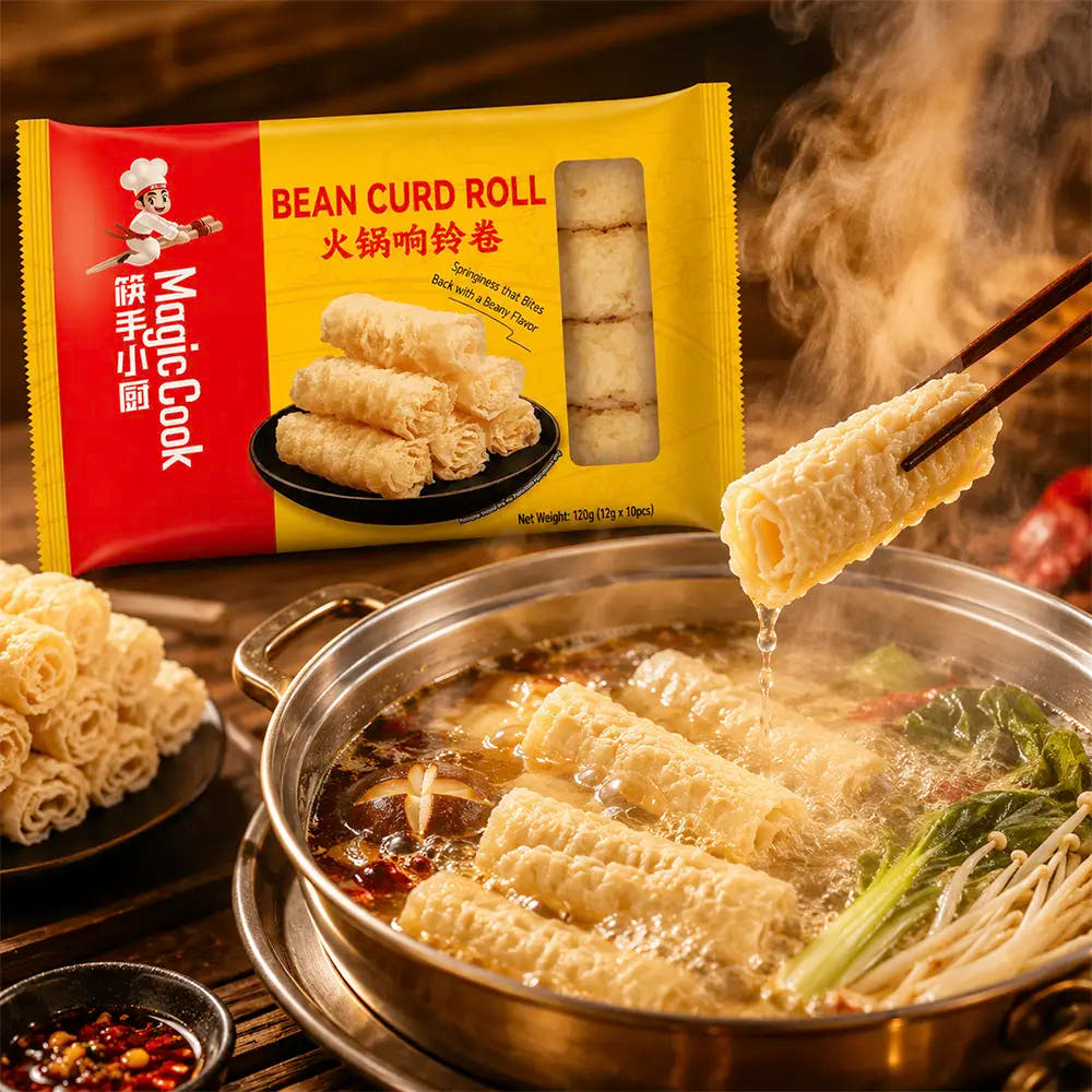 Involtini di Tofu per 120g - Ideale per Hotpot/Ramen