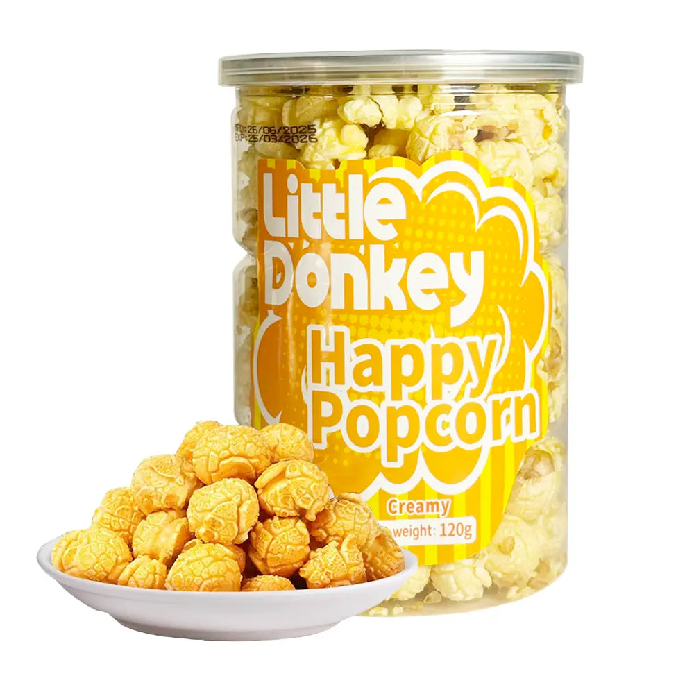 Little Donkey | Happy Popcorn 120g - Sahnegeschmack