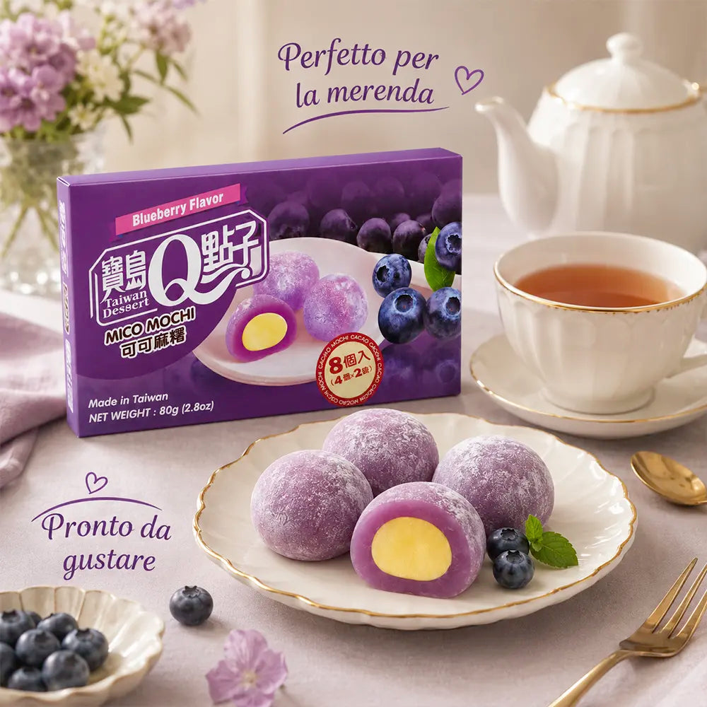 Mico Mochi 80g - Gusto Mirtillo