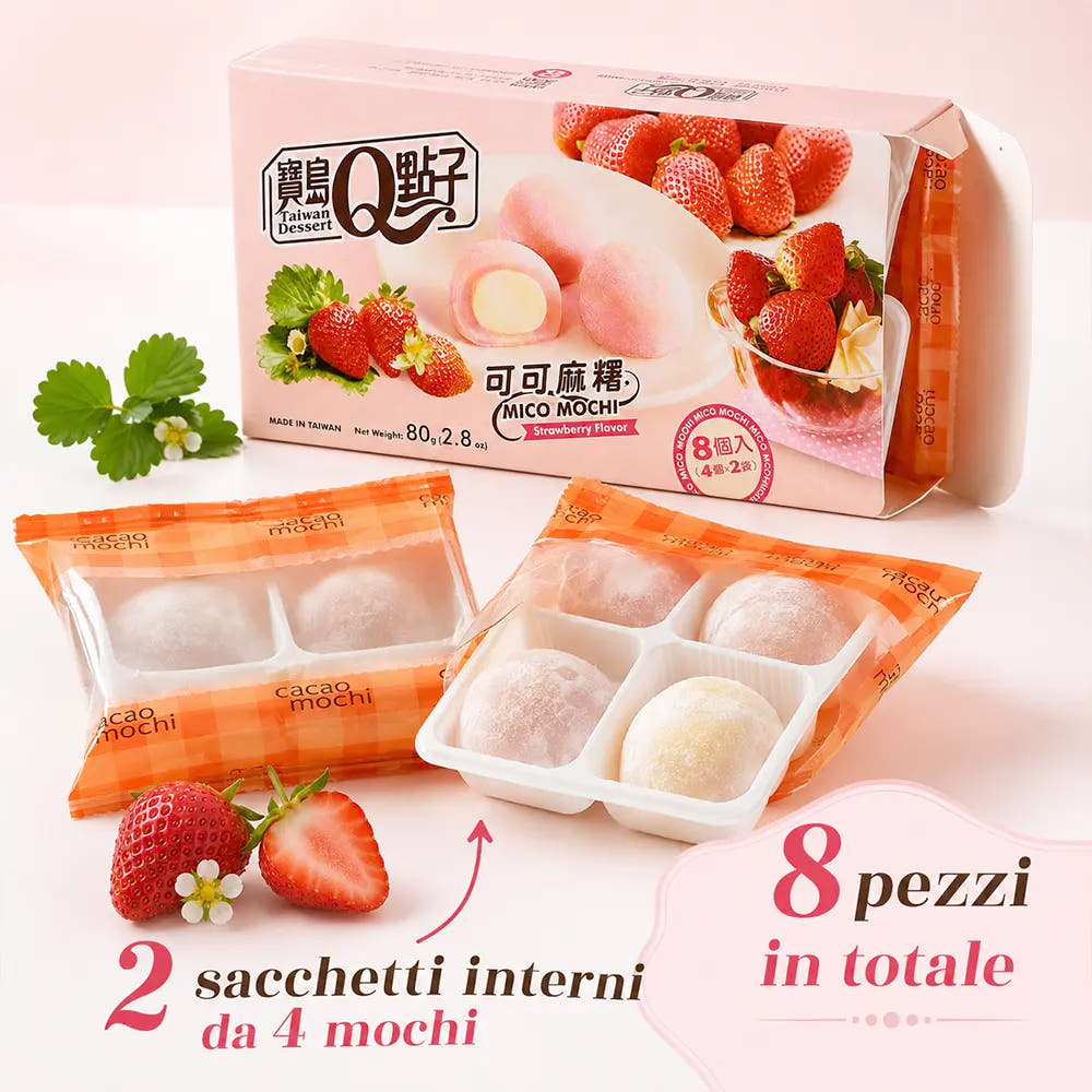 Mico Mochi 80g - Gusto Fragola