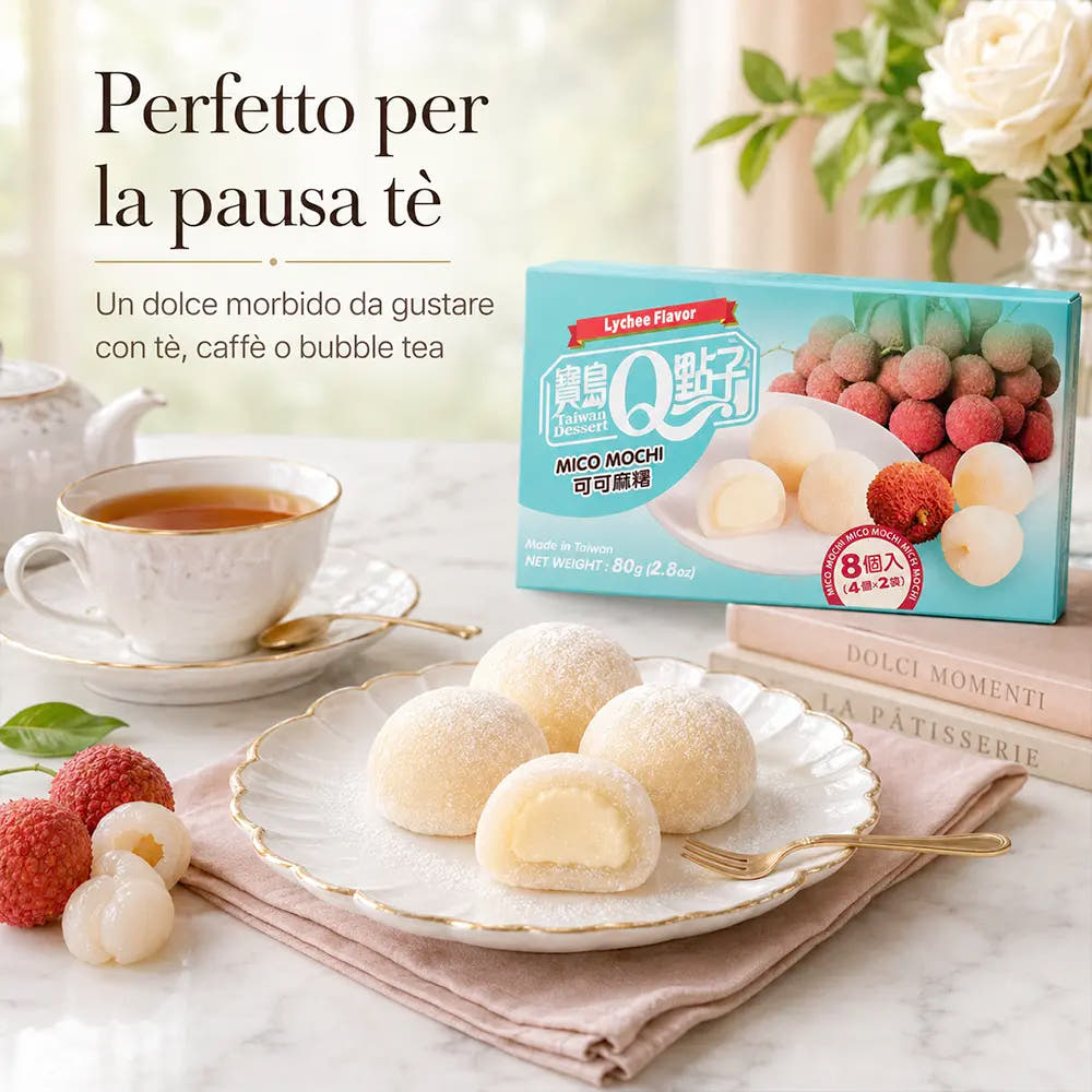 Mico Mochi 80g - Litschi-Geschmack
