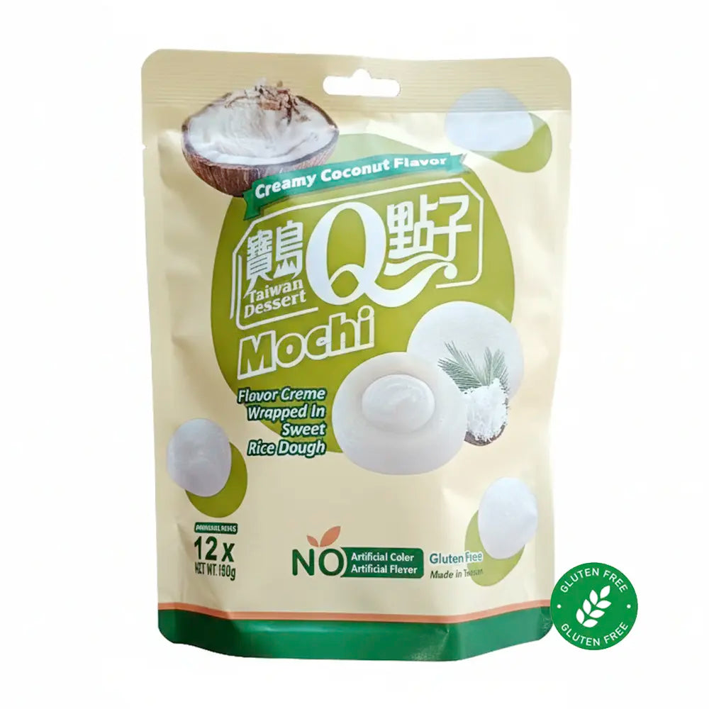 Mochi con Ripieno di Crema 180g – Gusto Cocco
