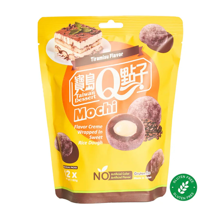 Mochi con Ripieno di Crema 180g – Gusto Tiramisu