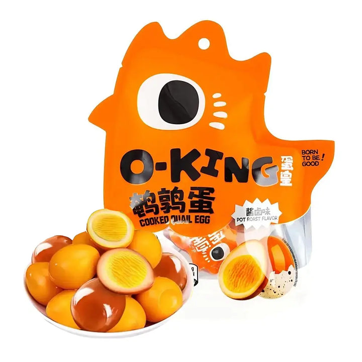 O-KING | Uova di Quaglia 128g - Gusto Stufato alle Spezie