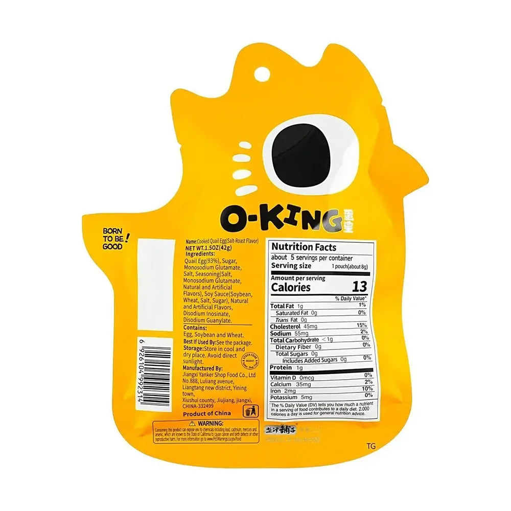 O-KING | Uova di Quaglia 128g - Gusto Salt-Roast