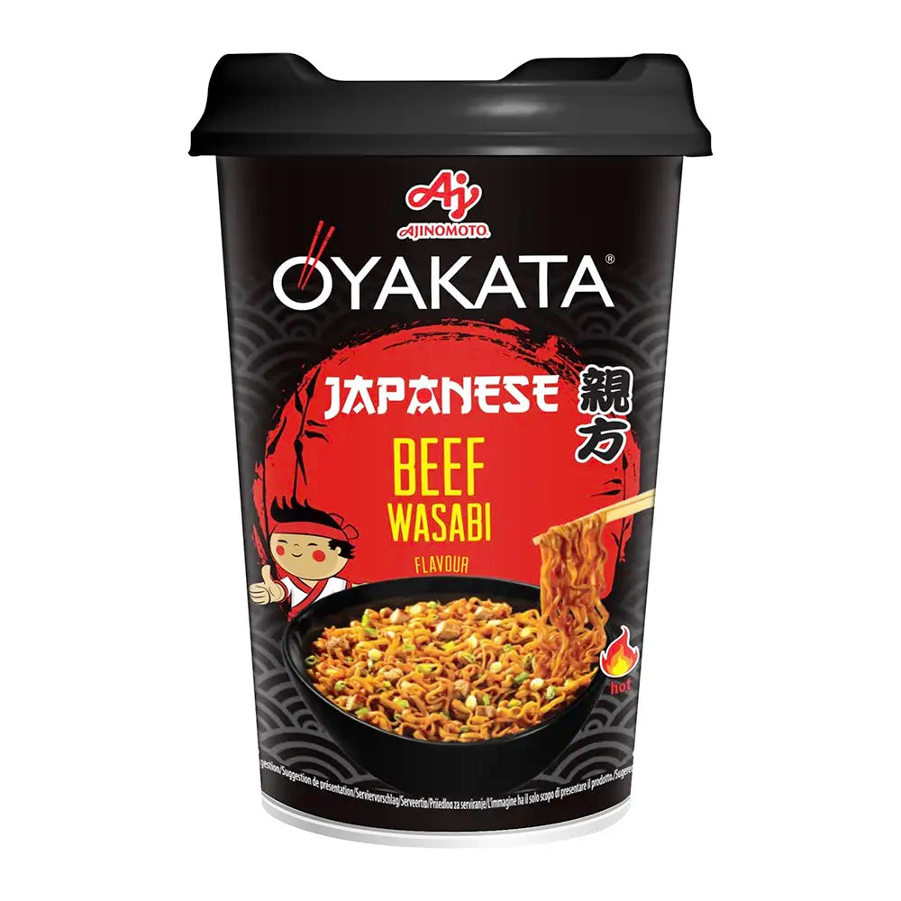 OYAKATA | Cup Noodles Giapponesi - Gusto Manzo & Wasabi