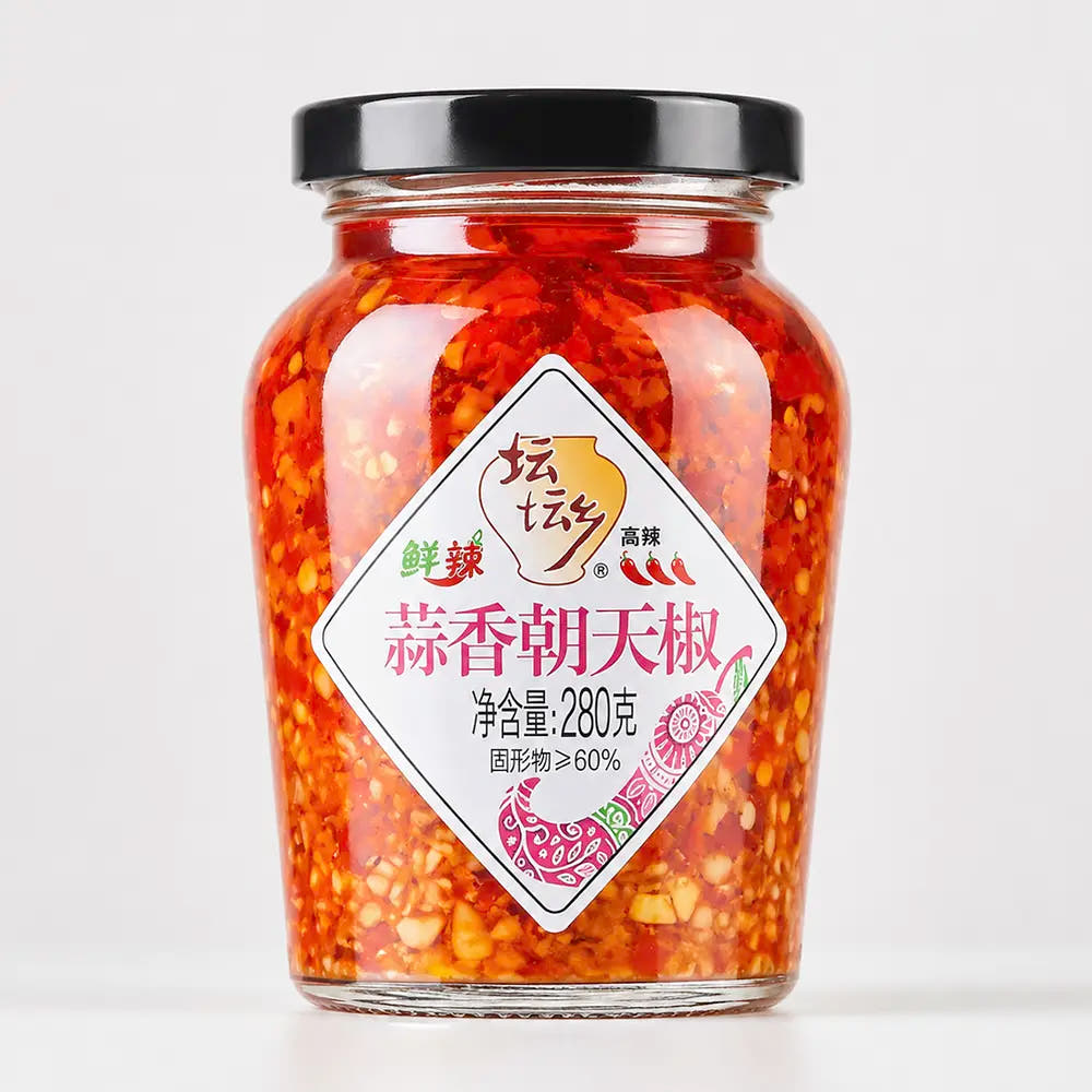 Peperoncini Tritati all'Aglio 280g