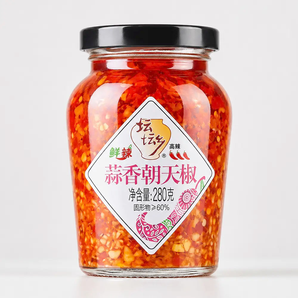 Peperoncini Tritati all'Aglio 280g