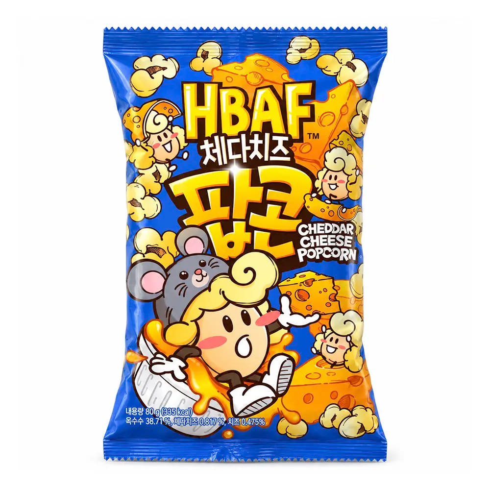Popcorn al Formaggio Cheddar 80g
