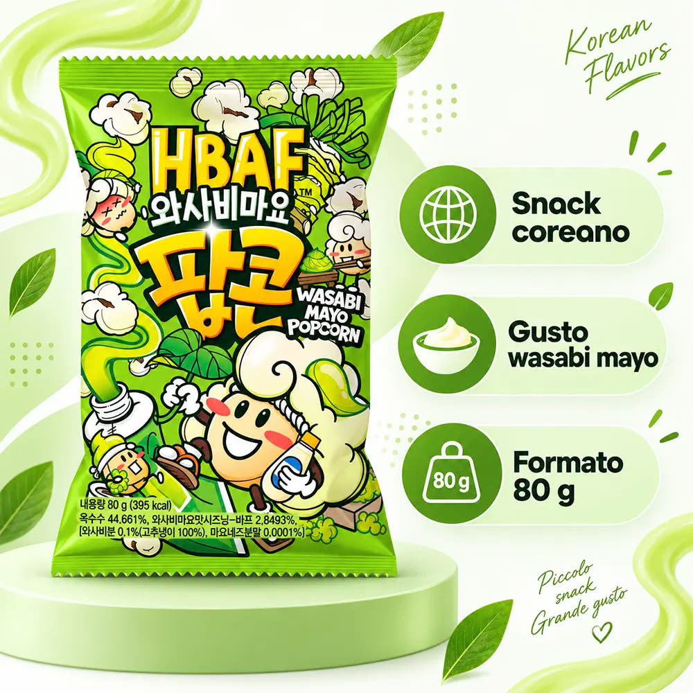 Popcorn al Wasabi Mayo 80 g