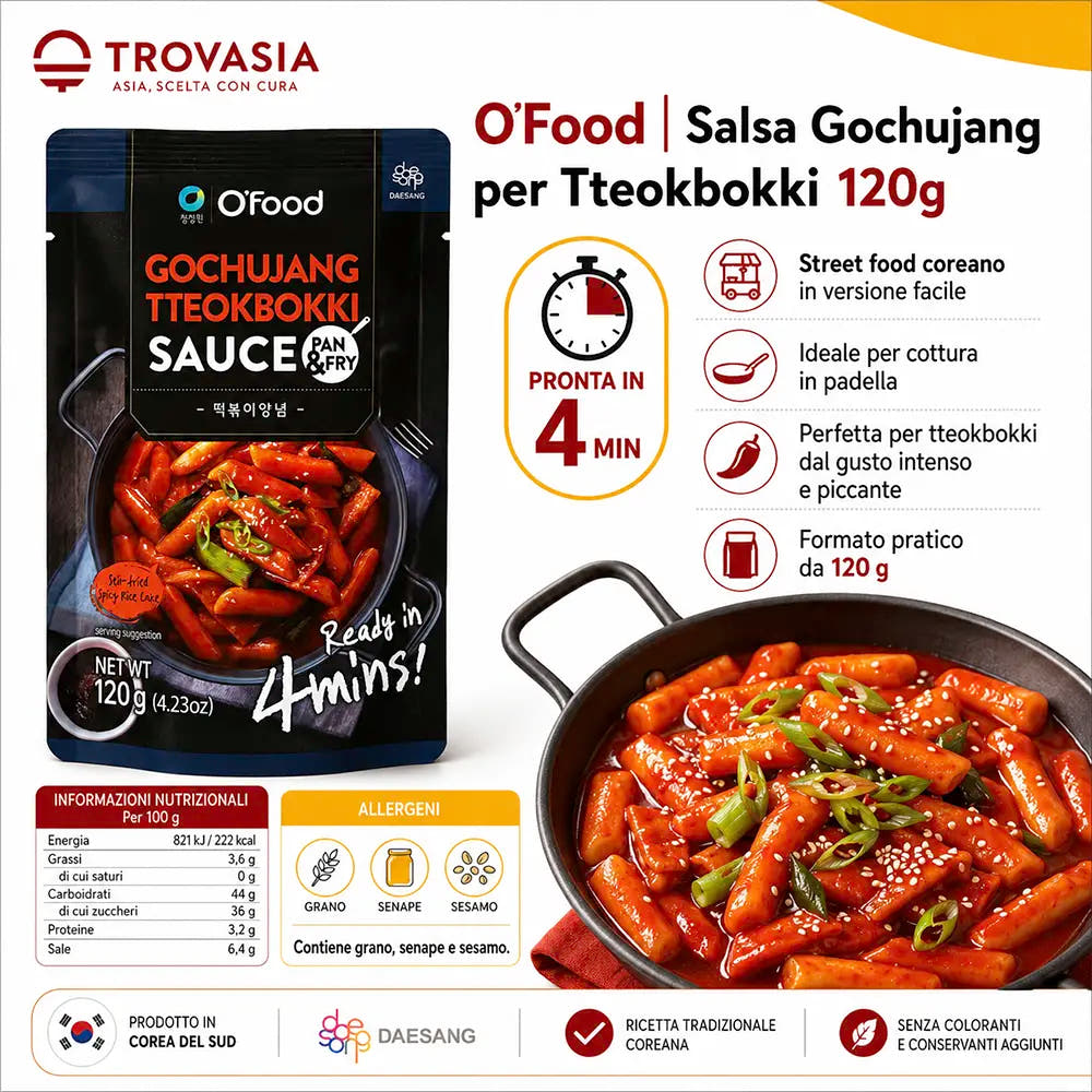 Salsa Gochujang per Tteokbokki 120g - Gusto Piccante