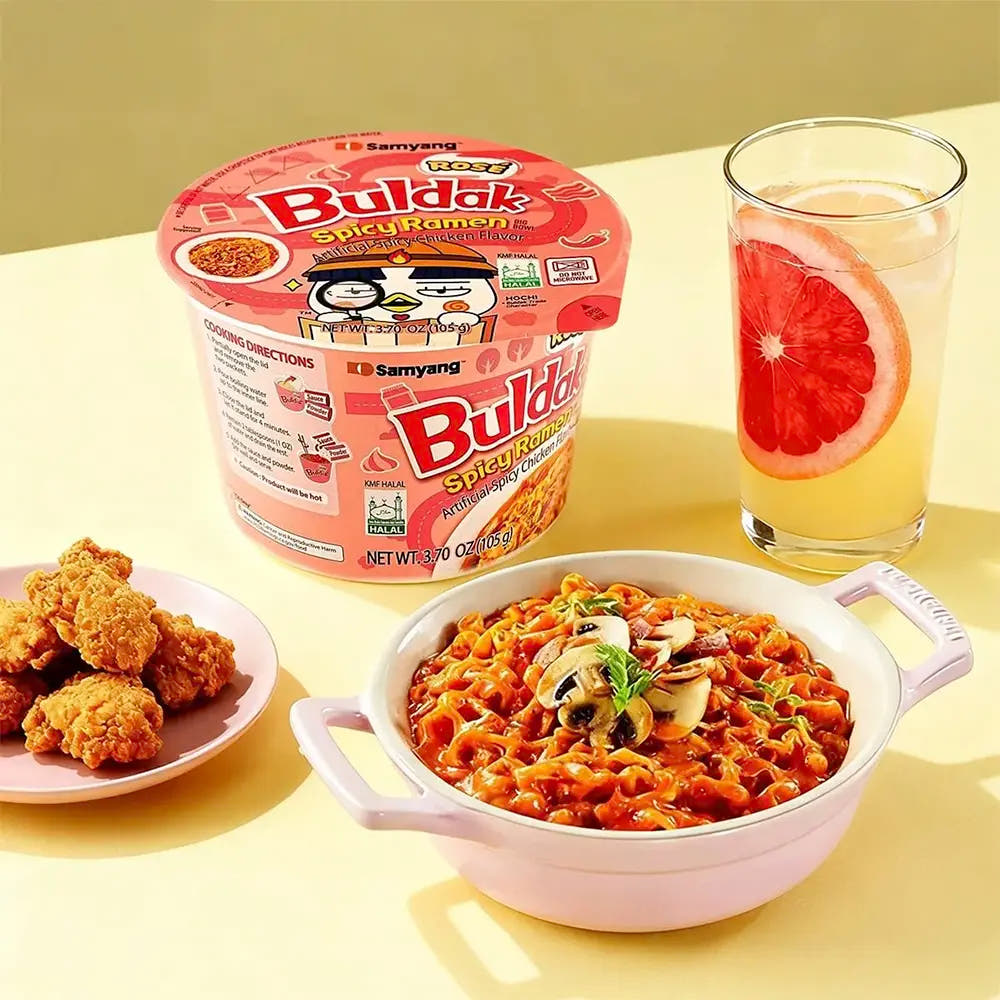 Samyang | Buldak Ramen Bowl – Gusto Carbonara Rosé (Versione Cinese)