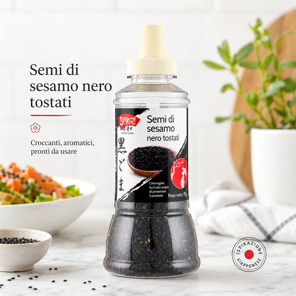 Semi di Sesamo Nero Tostati 91g