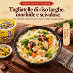 Tagliatelle di Riso Istantanee 96 g – Gusto Pollo Stufato ai Funghi Shiitake