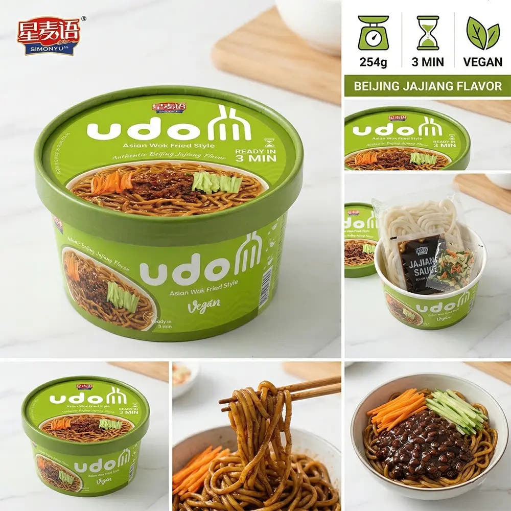 Udon Asian Wok Fried Style 254g - Gusto Jajang alla Pechinese