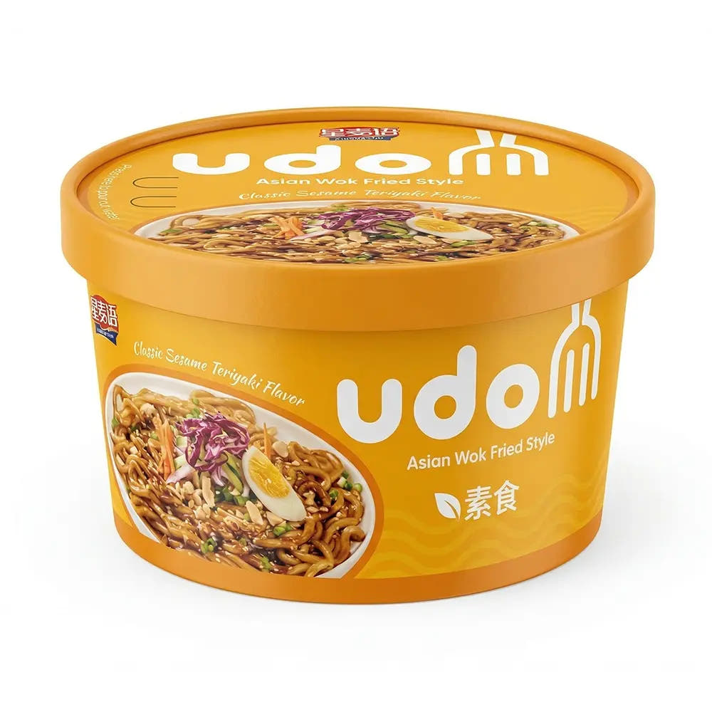 Udon Asian Wok Fried Style 256g - Gusto Teriyaki al Sesamo