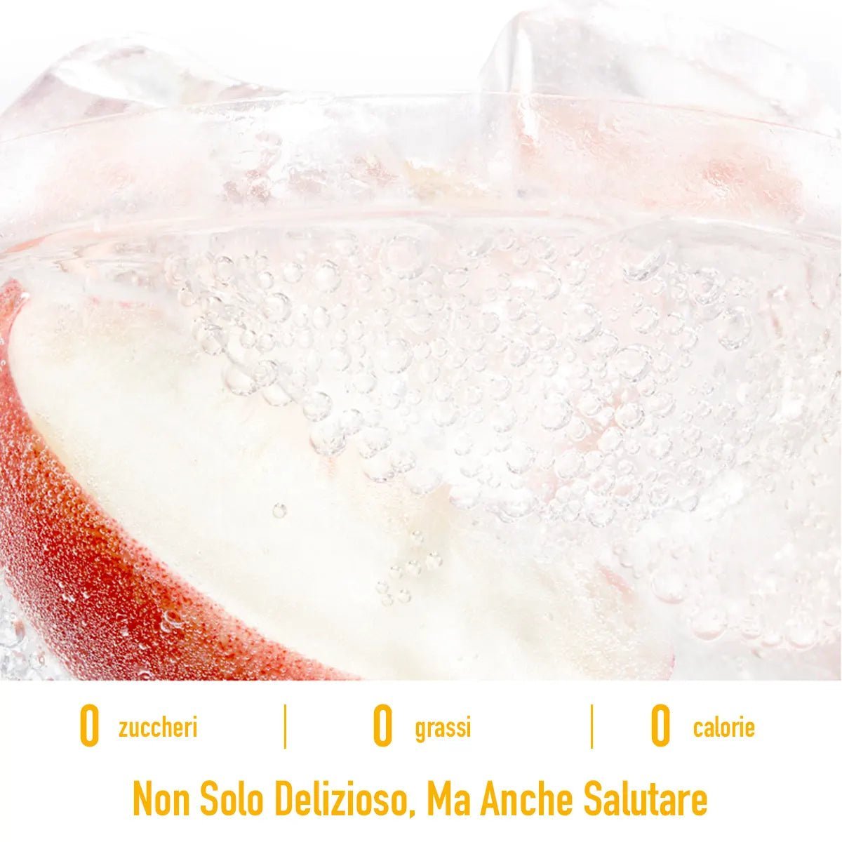 Acqua Frizzante 480ml - Gusto Pesca Bianca - Trovasia - b0500101