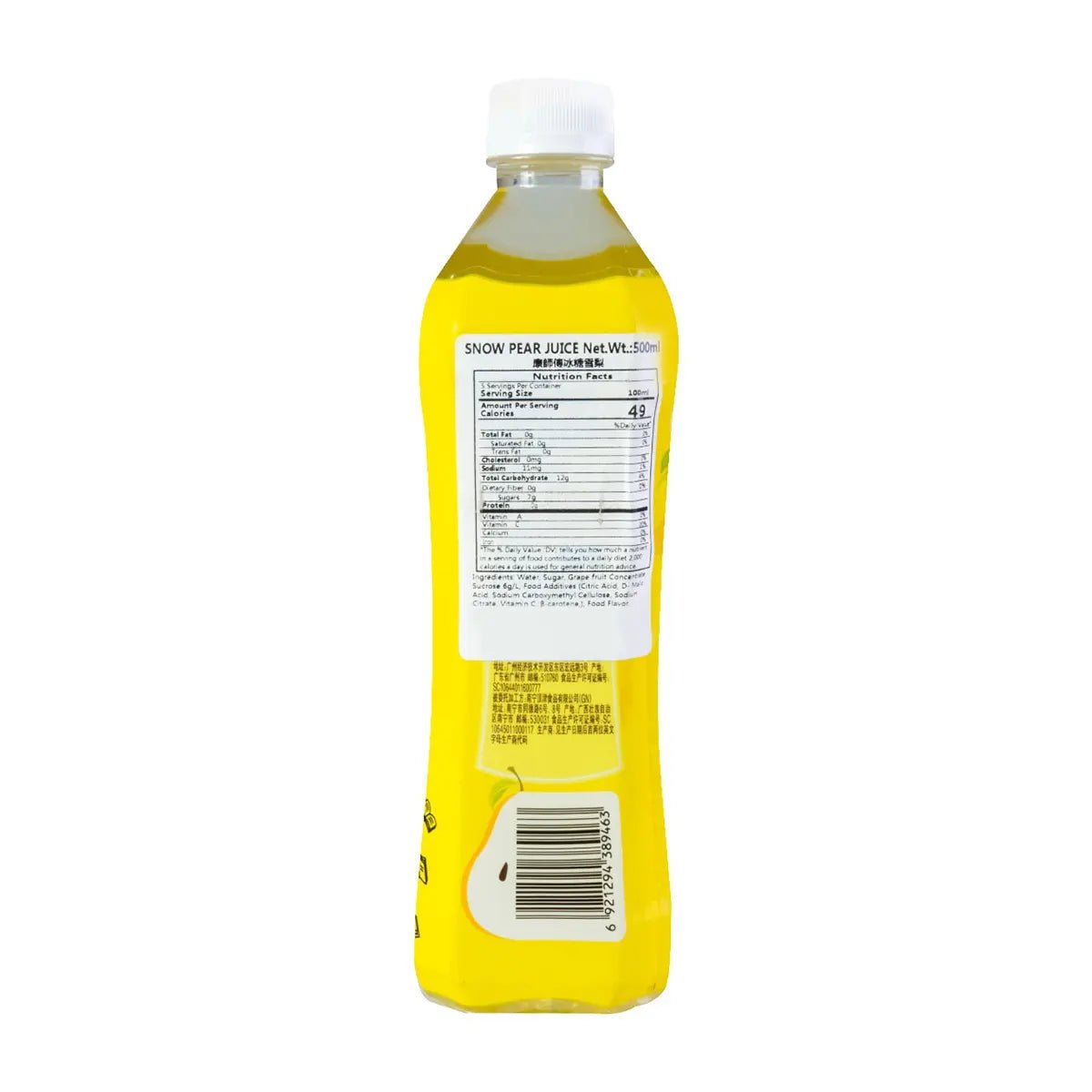 Bevanda alla Pera Cotta con Zucchero di Roccia 500ml - Trovasia - b1100401