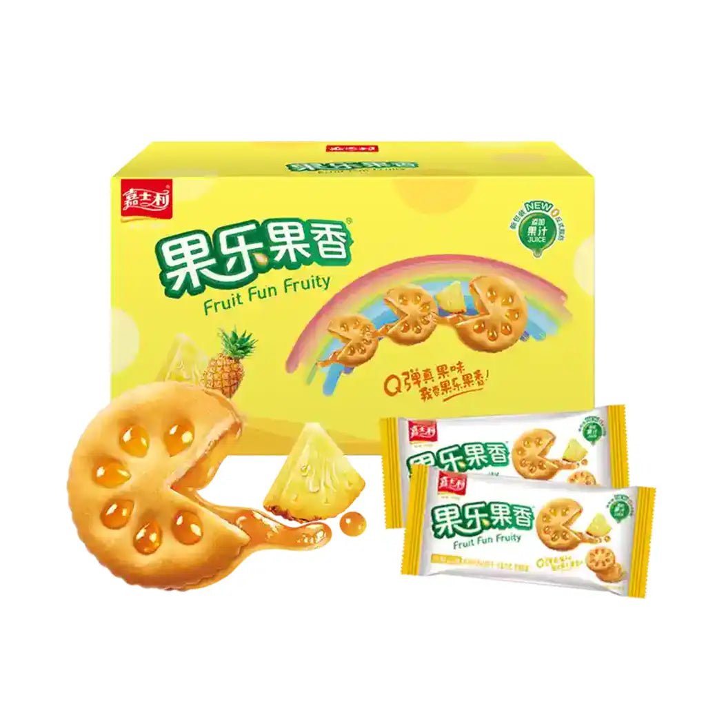 Biscotti Ripieni di Marmellata all'Ananas 93g - Trovasia - S1000702