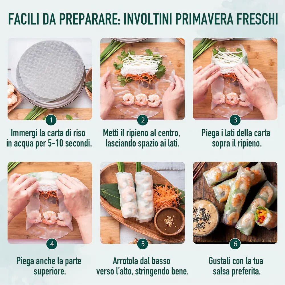 Carta di Riso Vietnamita 22cm 400g - Trovasia - A09007 - 01