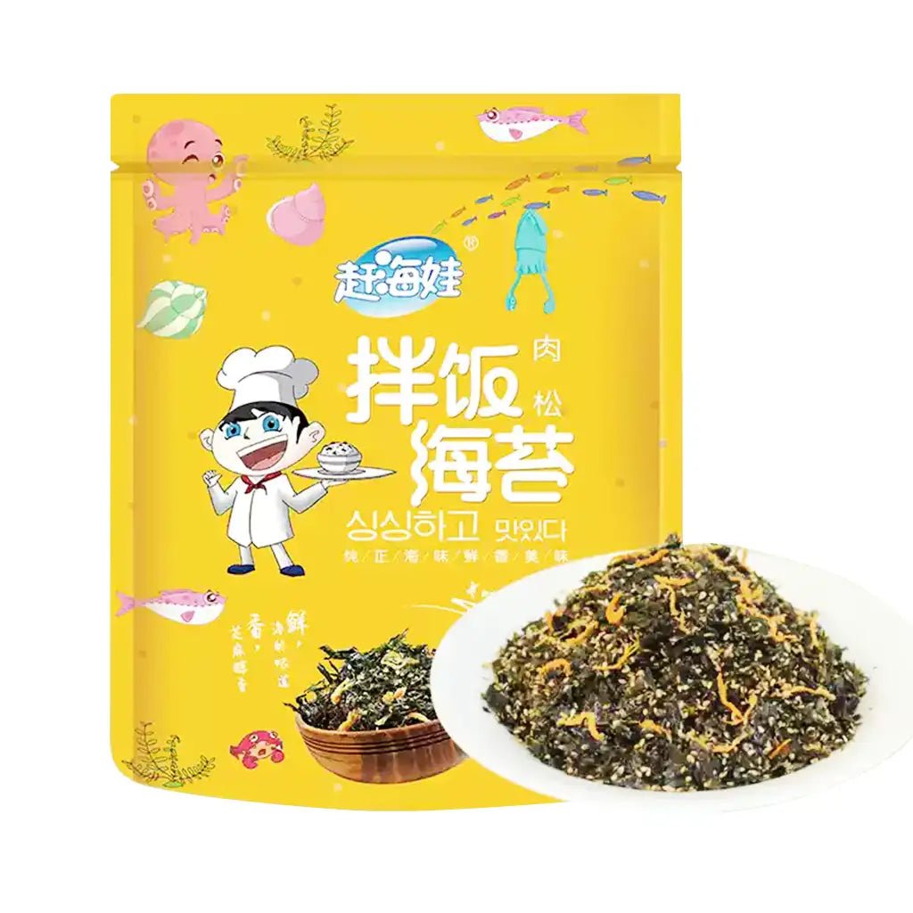 Furikake 70g (Frammenti di Alga Nori con Sesamo) - Gusto Carne Sfilacciata - Trovasia - S1100302