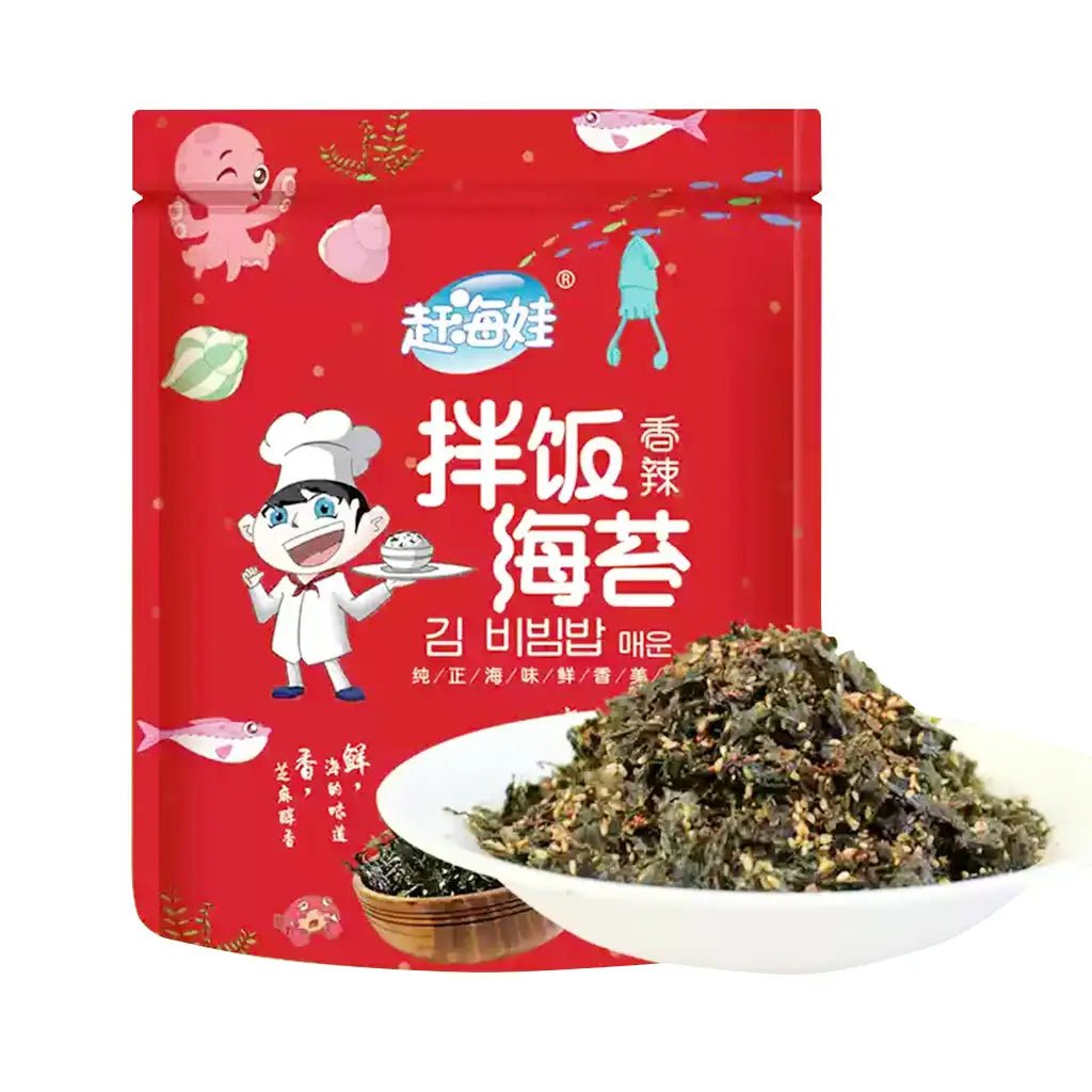 Furikake 70g (Frammenti di Alga Nori con Sesamo) - Gusto Piccante - Trovasia - S1100303