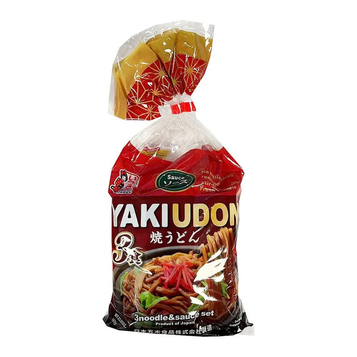 Itsuki | Kit YakiUdon 669g（3 Porzioni）– Noodles Giapponesi Stir Fry con Salsa Inclusa - Trovasia - I07003 - 01