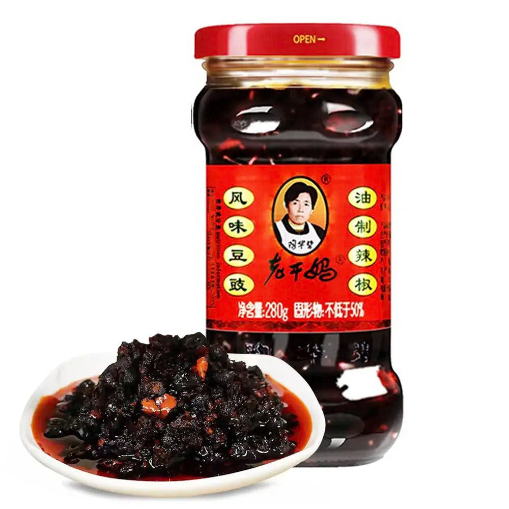 Lao Gan Ma | Salsa Piccante 280g - con Fagioli di Soia Fermentati - Trovasia - C05 - SP006 - 01
