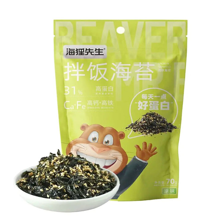 Mr. Beaver | Furikake 70g (Alghe per Riso) - Gusto Originale - Trovasia - S11 - AG007 - 01