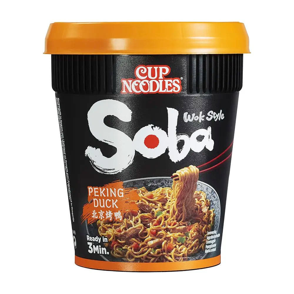 Nissin | Stir - Fry Soba Istantanei Cup 87g - Gusto Anatra alla Pechinese - Trovasia - I02001 - 0602