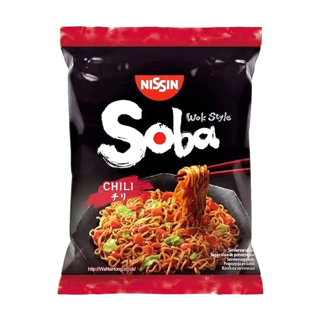 Nissin Stir - Fry Soba Istantanei - Gusto Piccante 110g - Trovasia - I0200302