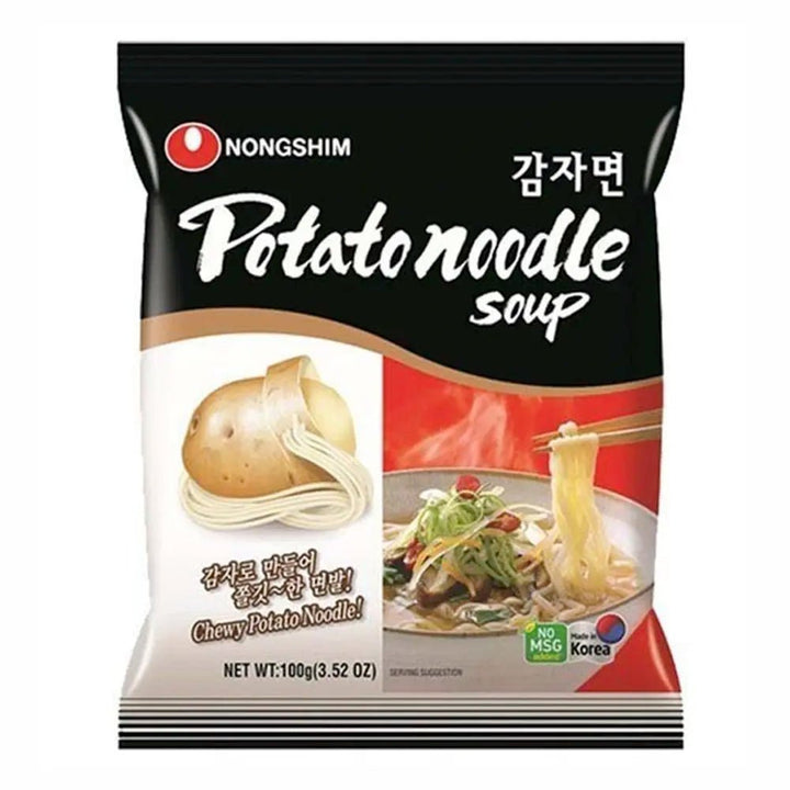 Nongshim | Noodles di Patate 100g - Gusto Piccante Coreano - Trovasia - I04011 - 01
