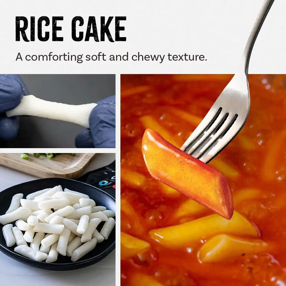 O’Food | Tteokbokki 260g (2 Porzioni) – Gusto Originale con Salsa Gochujang - Trovasia - I08008 - 01