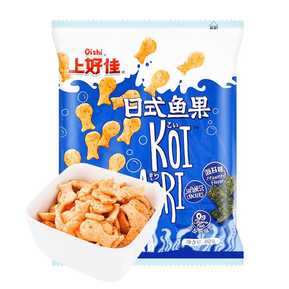 Oishi | Snack di Mais in Stile Giapponese 50g - Gusto Nori - Trovasia - S03003 - 0701