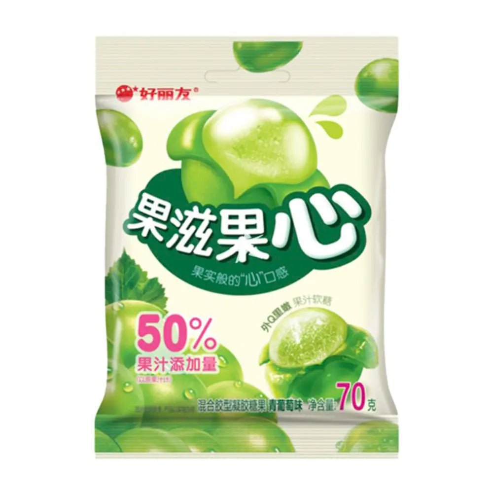 Orion | Caramelle Pelabili 70g – Gusto Uva Verde - Trovasia - S04 - CA007 - 0101