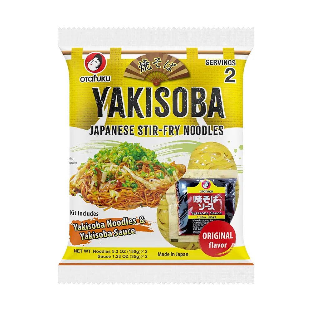 Otafuku | Kit Yakisoba Giapponese – 2 Porzioni con Noodles e Salsa Originale - Trovasia - I02004 - 01