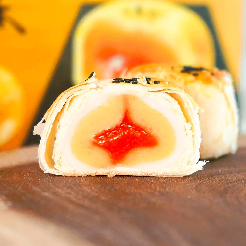 Pasticcino Sfogliato con Ripieno di Tuorlo Cremoso 220g - Gusto Originale - Trovasia - S02033 - 01