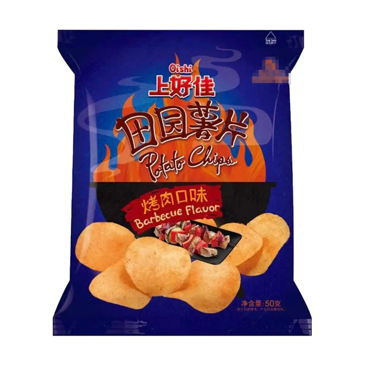 Patatine Rustiche Oishi 50g - Gusto Barbecue - Trovasia - S03008 - 03