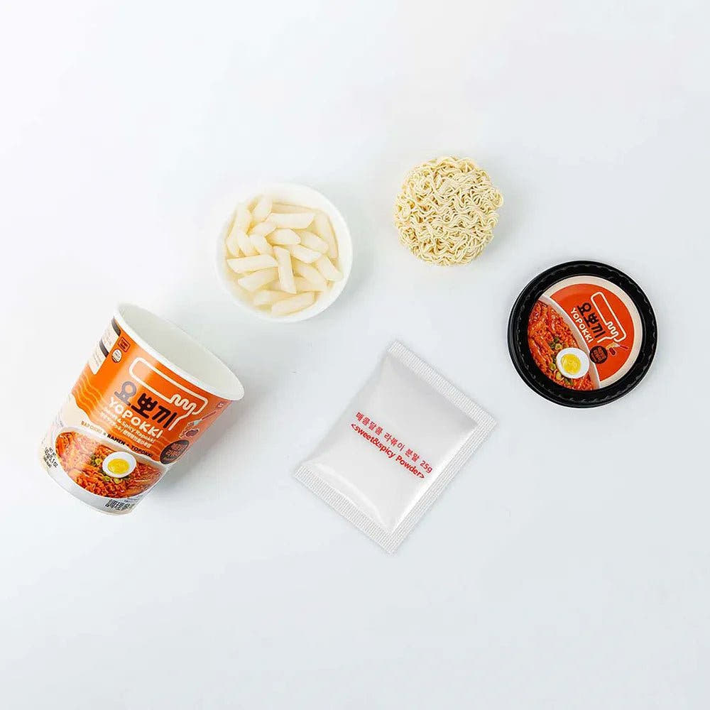 Rabokki 145g (Ramen con Tteokbokki) - Gusto DolcePiccante Classico - Trovasia - I08006 - 01