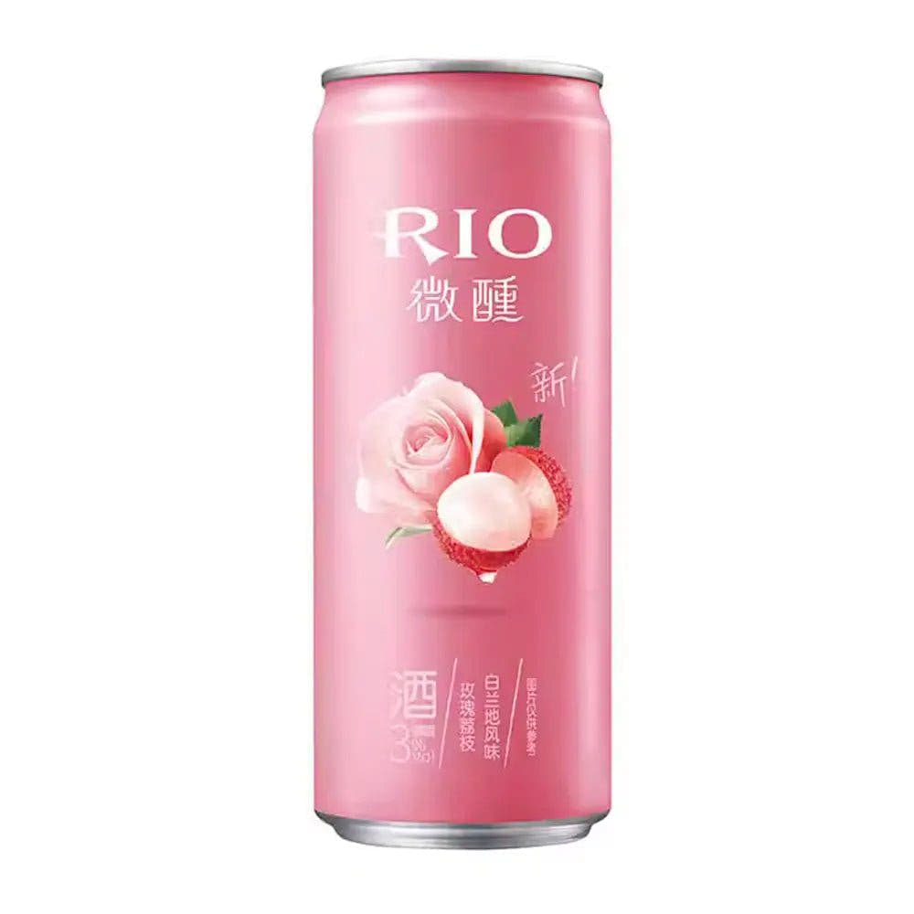 RIO Cocktail Leggermente Alc. 3% – Gusto Rosa & Litchi & Brandy - Trovasia - B07001 - 05
