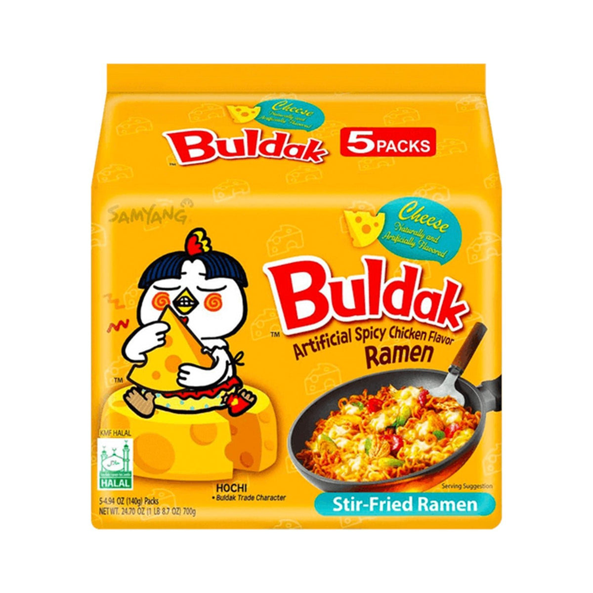 Samyang Buldak Ramen 5pz - Gusto Formaggio - Trovasia - i010010302