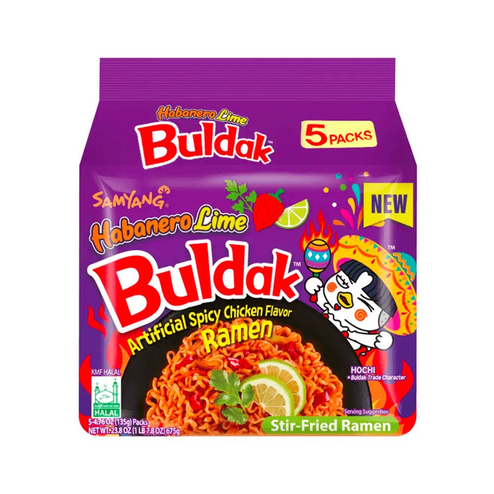 Samyang | Buldak Ramen 5pz - Gusto Habanero e Lime - Trovasia - I01001 - 0603