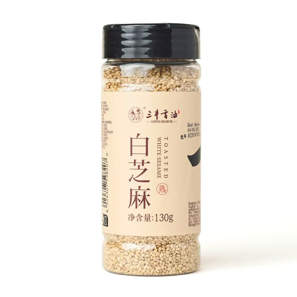 Semi di Sesamo Bianco Tostati 130g - Trovasia - A08011 - 01