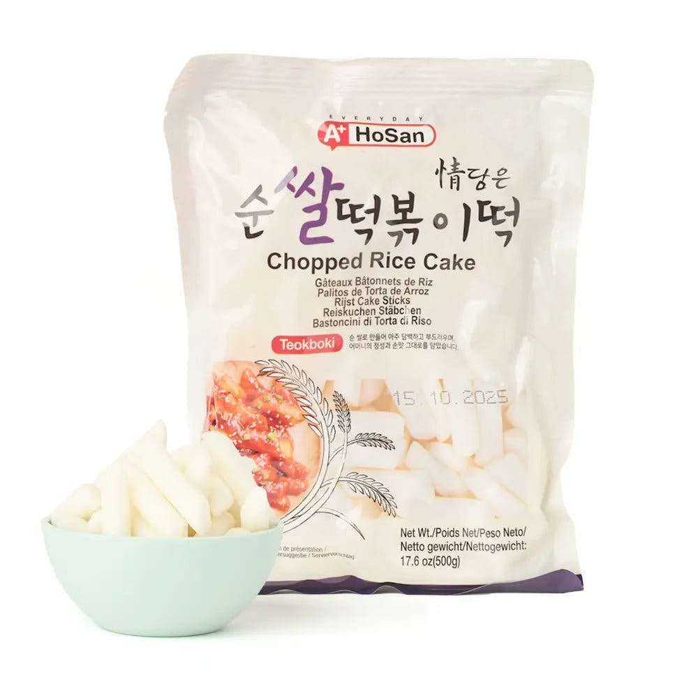 Tteokbokki 500g - Gnocchi di Riso Coreani - Trovasia - A09015 - 01