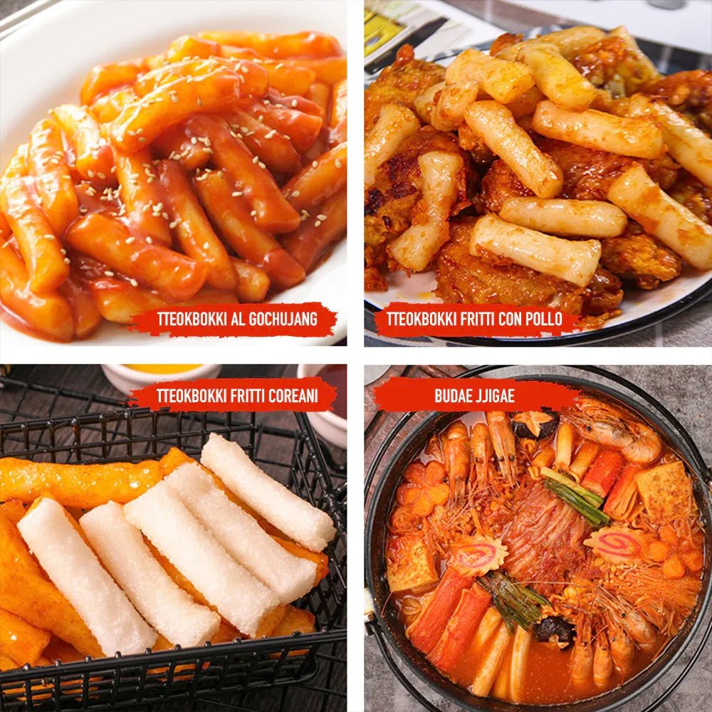 Tteokbokki 500g - Gnocchi di Riso Coreani - Trovasia - A0901501