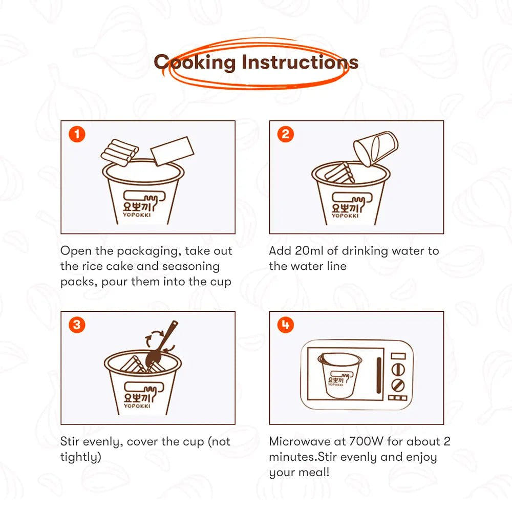 Tteokbokki Cup 120g - Gusto Teriyaki all’Aglio - Trovasia - I08001 - 0602