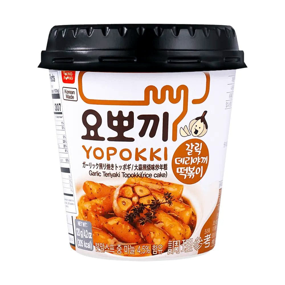 Tteokbokki Cup 120g - Gusto Teriyaki all’Aglio - Trovasia - I08001 - 0602
