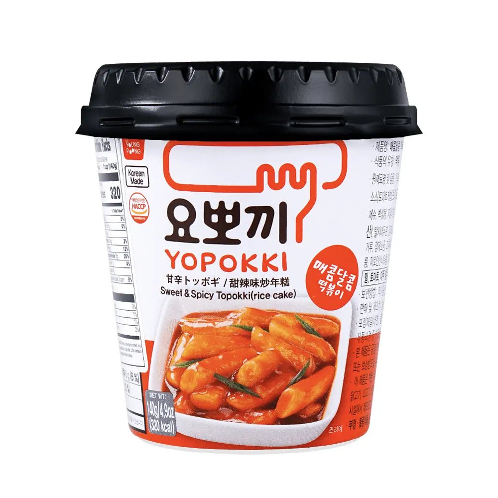 Tteokbokki Cup 140g - Gusto Dolce e Piccante - Trovasia - I0800101