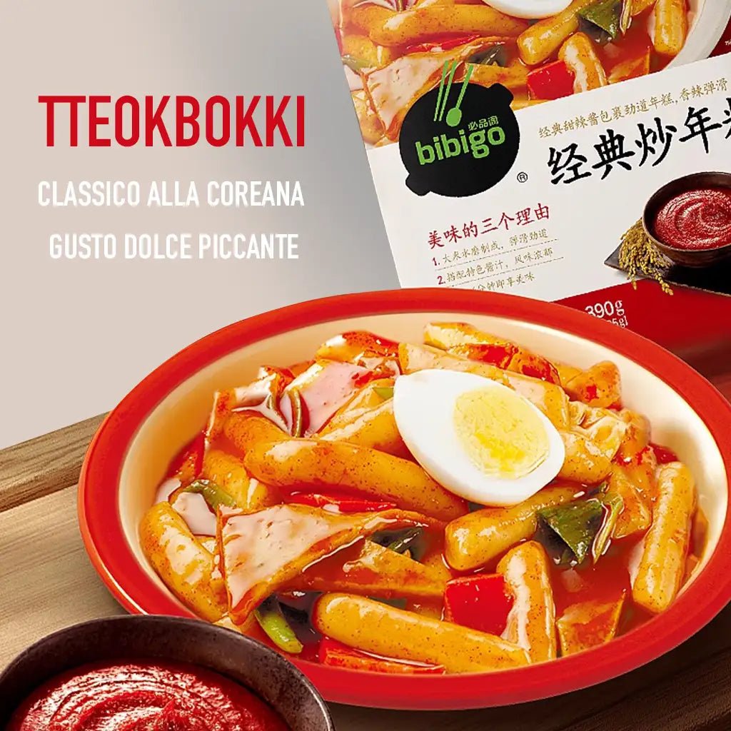 Tteokbokki per Due Persone 390g - Gusto Dolce Piccante - Trovasia - I0800301